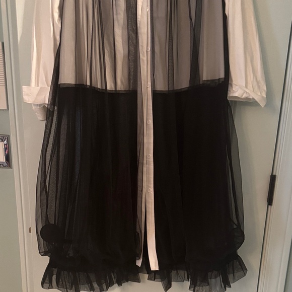 Sheer Black and White Jacket - Picture 3 of 4